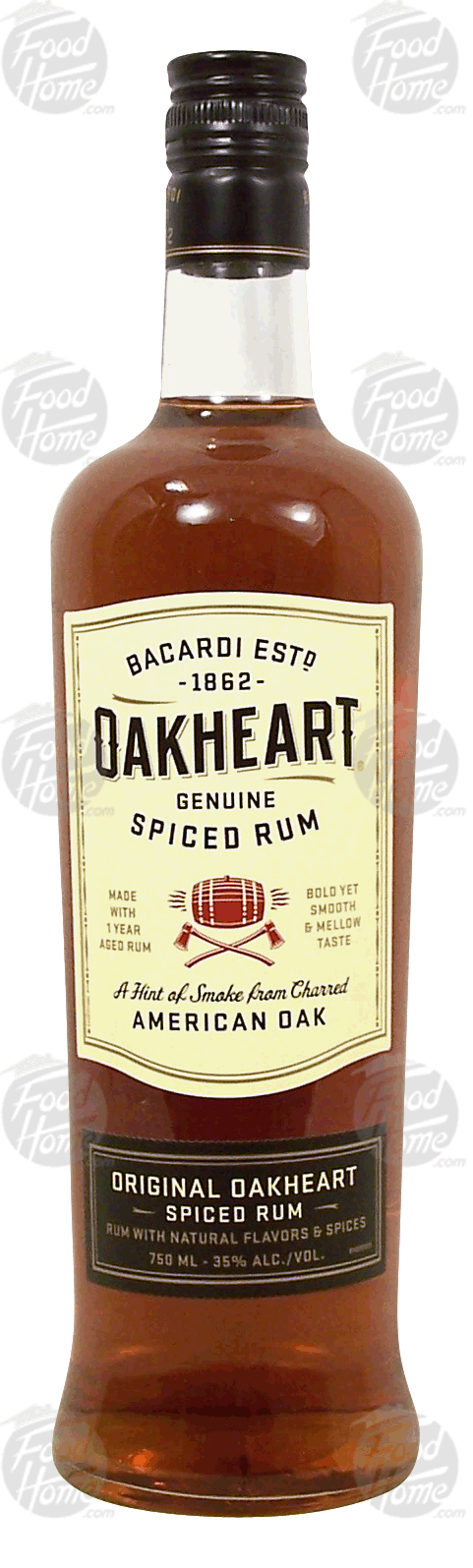 Oakheart Genuine spiced rum, 35% alc. by vol. Full-Size Picture